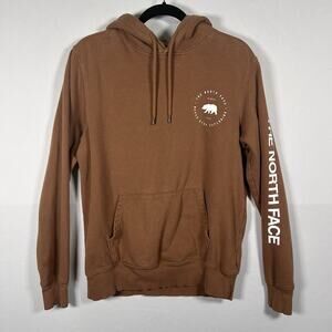 The North Face Urban Heritage Snow Hiking Fleece Hoodie Pullover Brown Men’s S